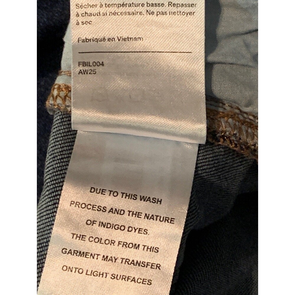 Quince Luna Stretch Flare Jeans Womens size 29 Midnight Blue W/30" Inseam - Picture 3 of 8